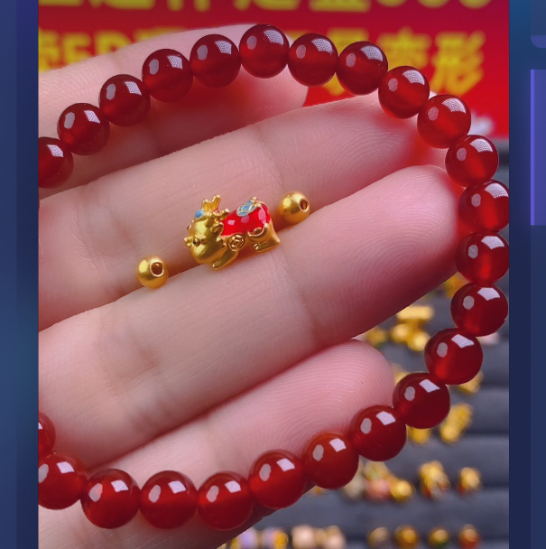 足金999 卡4古法2颗+大貔宝1/ 多样性发