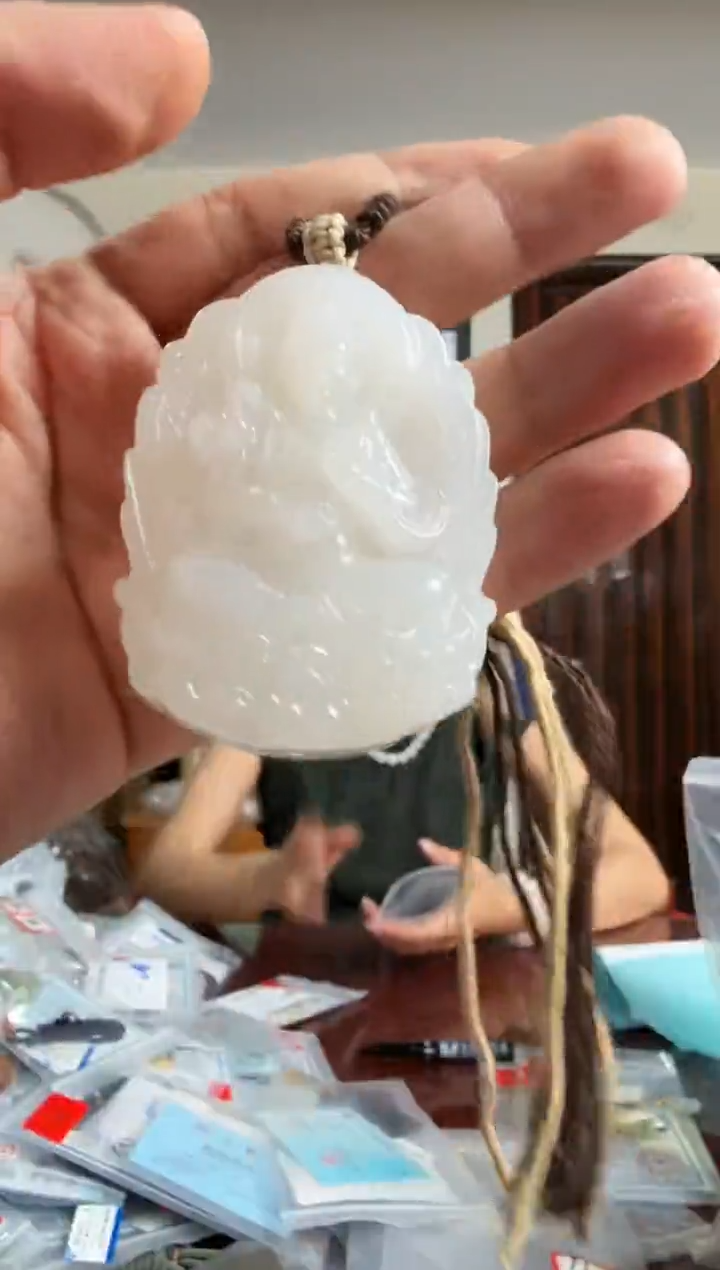 和田玉未镶嵌挂件LTB-281