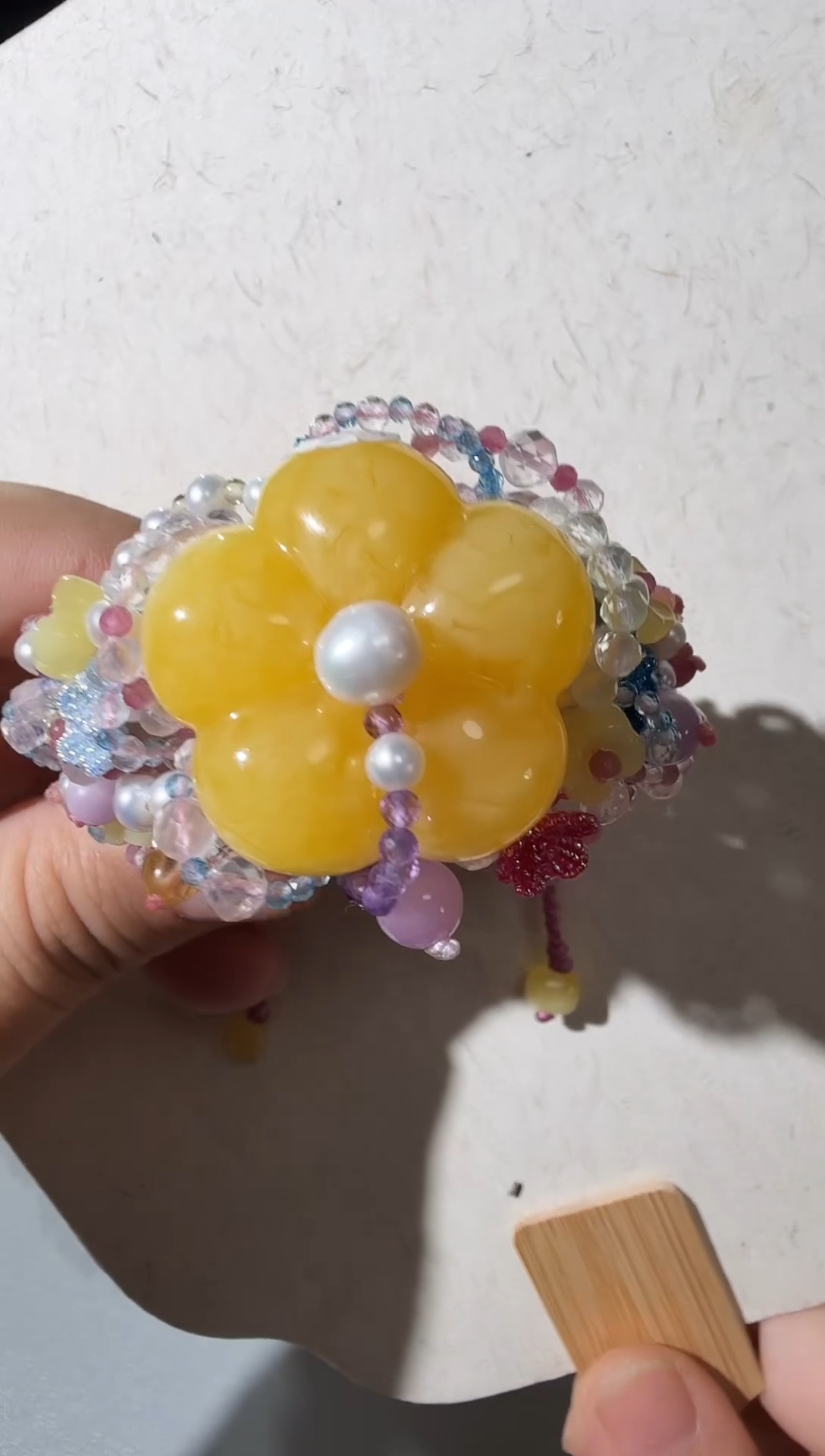 手链蜜蜡未镶嵌蜜蜡花朵繁花手链