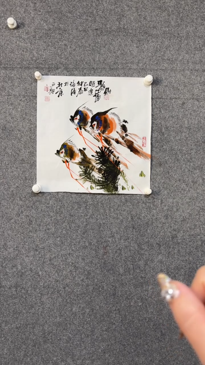 【闪购商品】书法吕俊成手绘国画