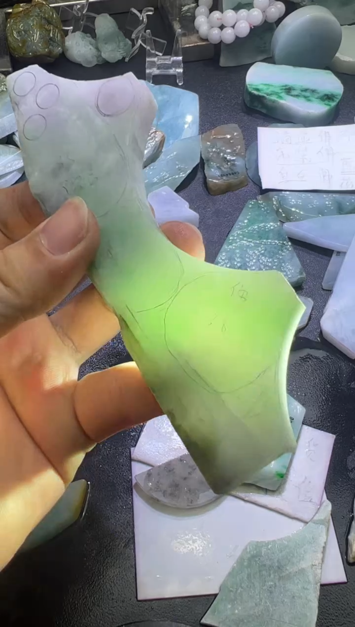 未镶嵌挂件翡翠天然缅甸翡翠A货