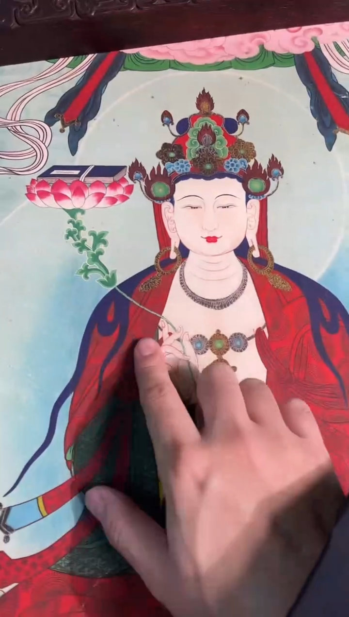 卷轴画路路的唐卡tk160