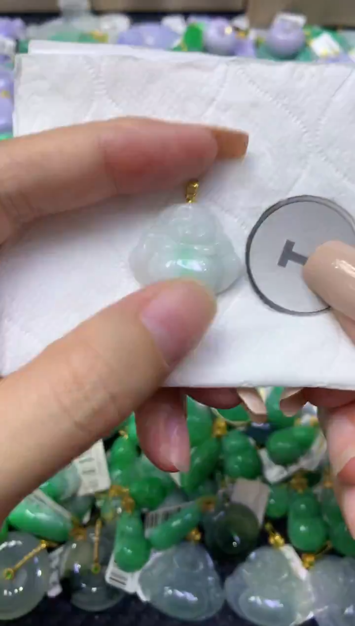 颈饰未镶嵌翡翠天然缅甸翡翠A货