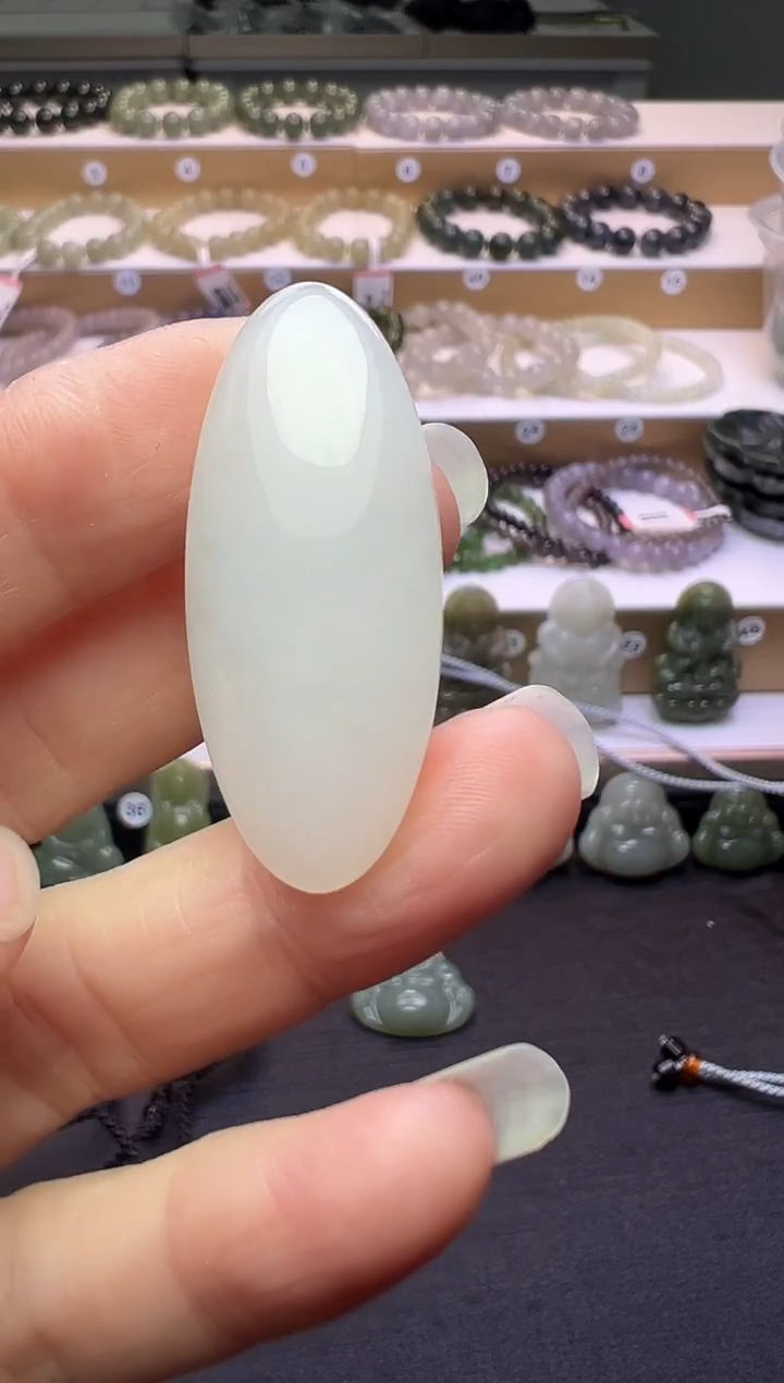 颈饰未镶嵌和田玉147号链接约卡40*17*6