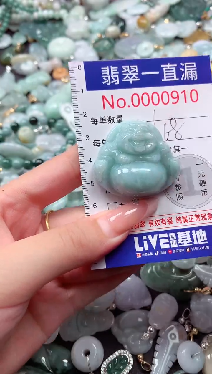 翡翠未镶嵌吊坠(不含链)910