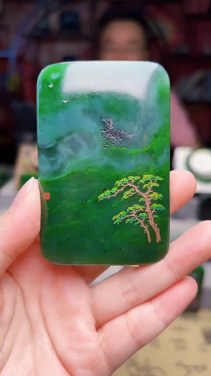 和田玉未镶嵌挂件148