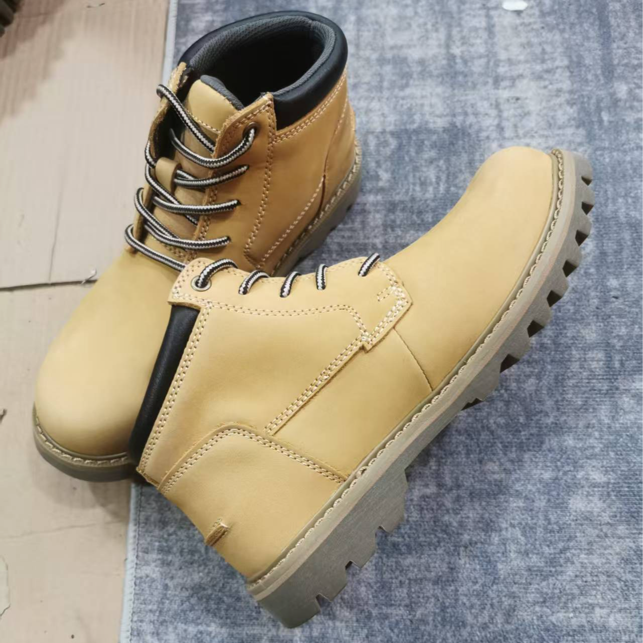 中邦男鞋工装男士户外休闲鞋休闲工装鞋百搭厚底户外