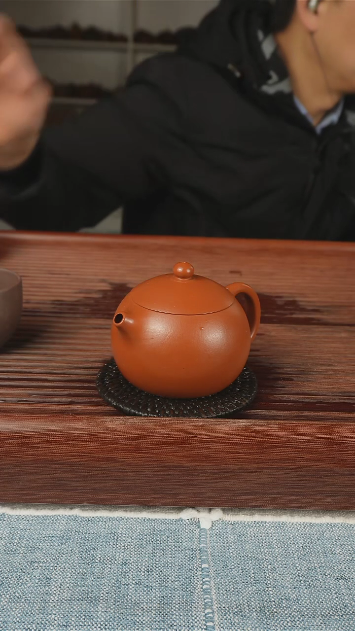 【闪购商品】紫砂茶壶朱泥西施壶半手工