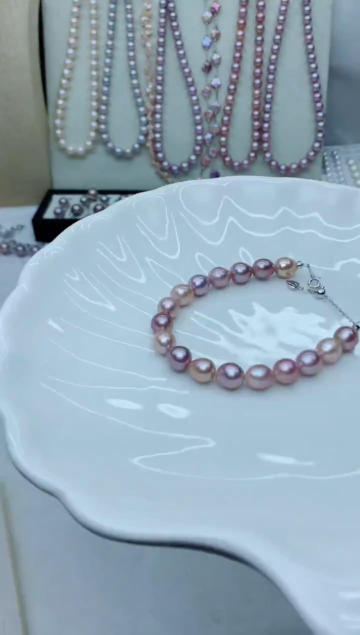 未镶嵌耳饰淡水珍珠梅*酱多样性发其一【非无瑕】