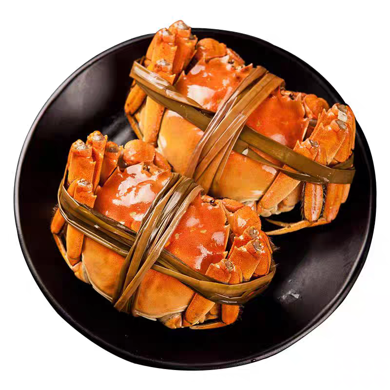 【活蟹】江苏大闸蟹 公蟹5.5-5.2两+母蟹4.5-4.2两  买4对送1对包邮