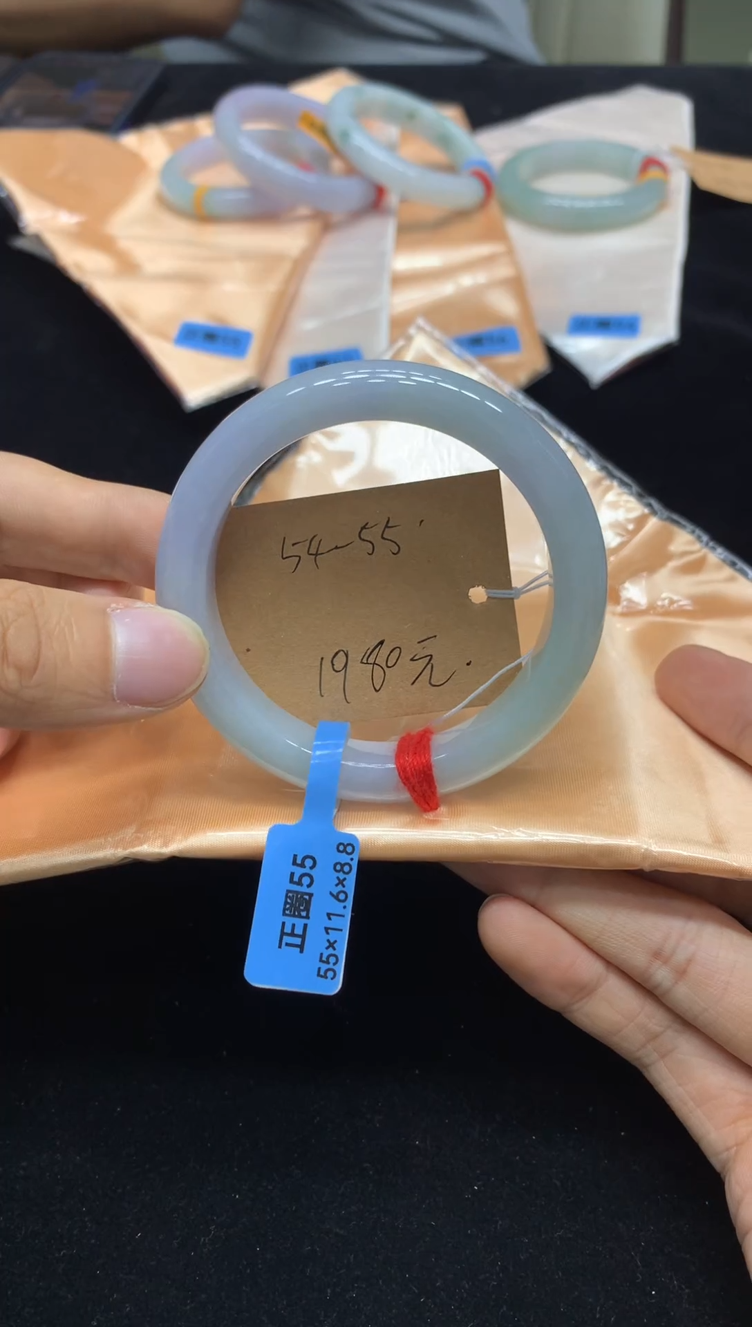 未镶嵌手镯翡翠舍*得54-55（48小时鉴赏期）