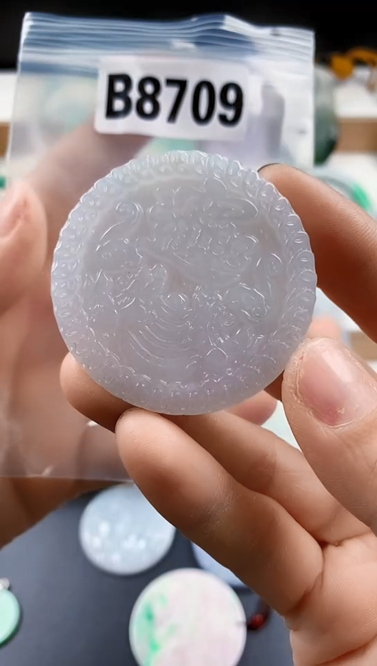 颈饰未镶嵌翡翠天然翡翠吊坠挂件