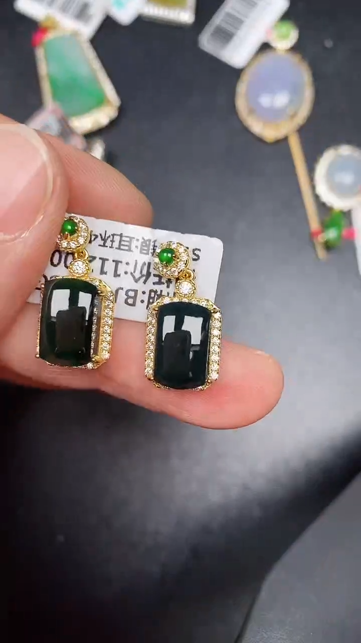 银S925镶嵌戒指翡翠1890