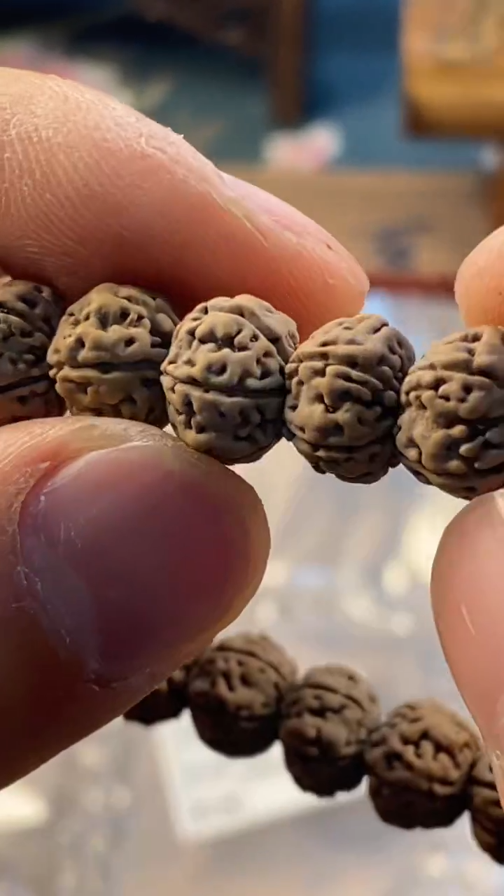 【闪购商品】金刚菩提手串真空包定制级灰皮老树王手持尺寸8-10