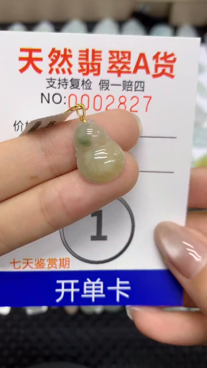 【闪购商品】翡翠颈饰18K金镶嵌11111111111