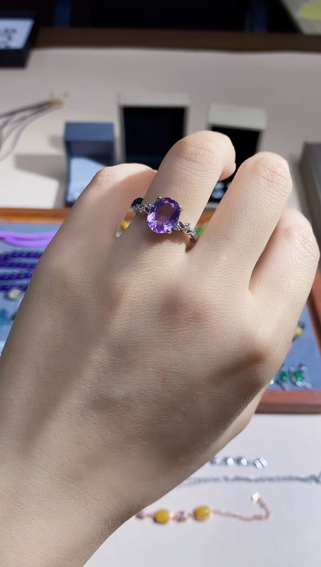 【闪购商品】水晶戒指未镶嵌多样性 发其一  【4】