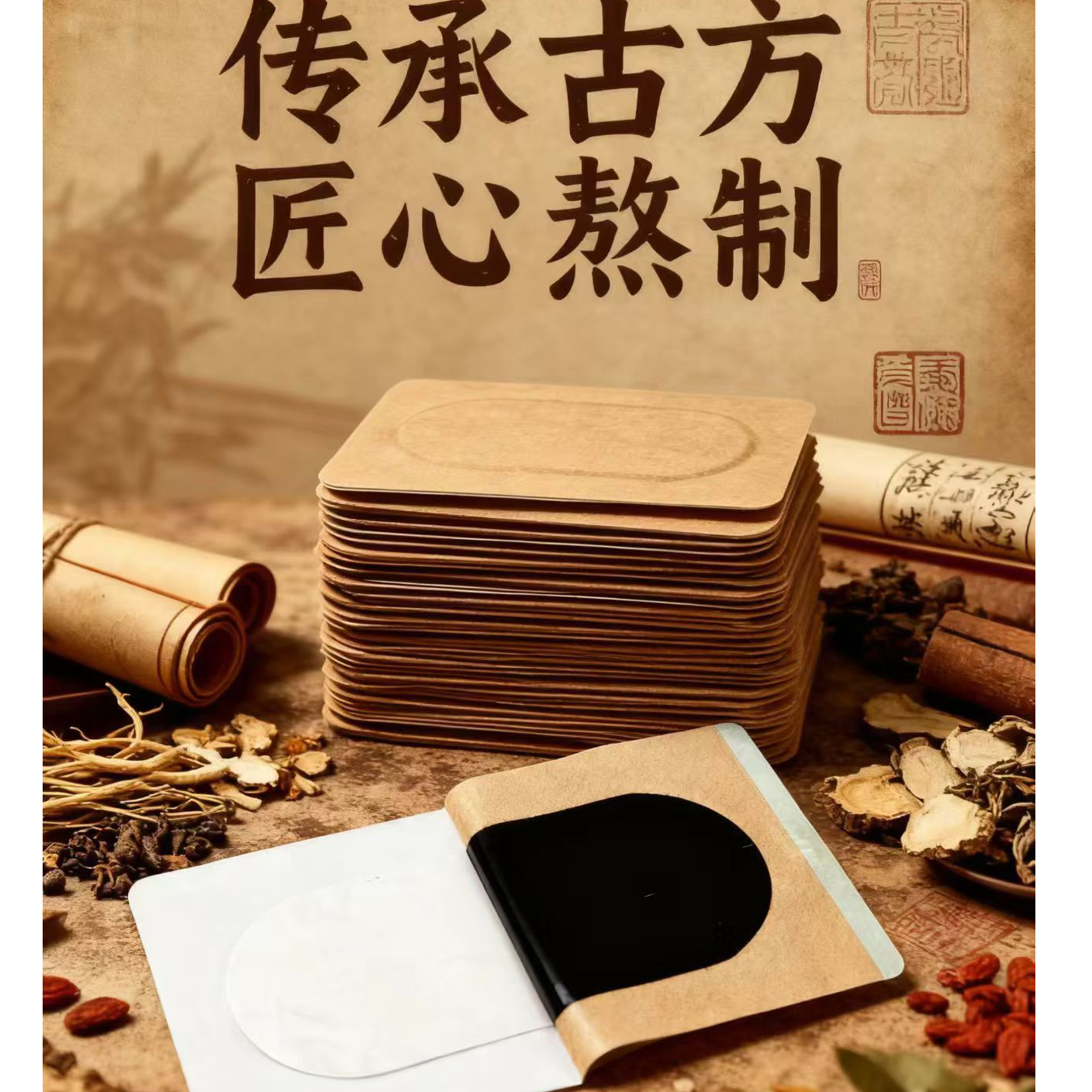 升级版草本腰椎贴15*20 大尺寸贴敷面积广 舒缓快速家用肩颈