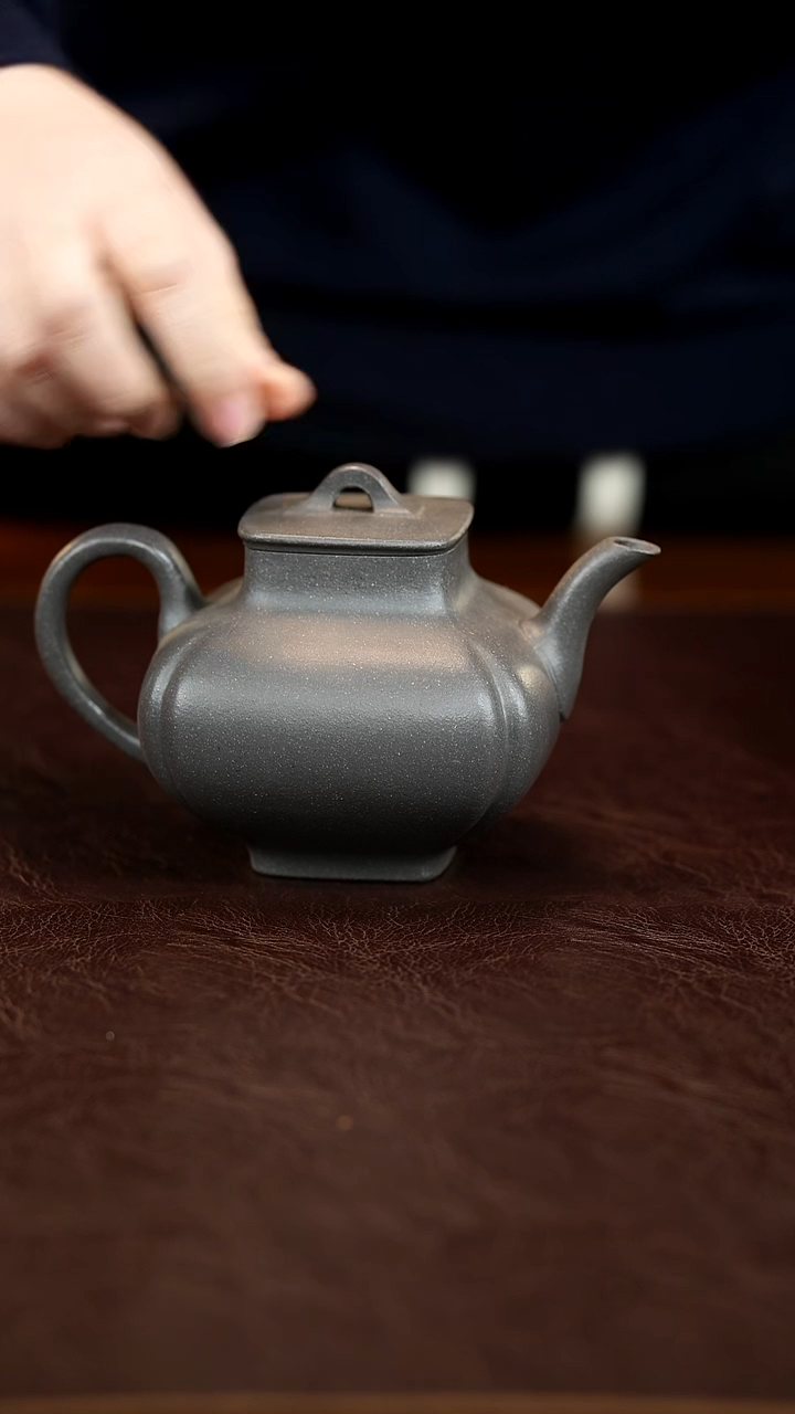 茶壶紫砂天青 水仙