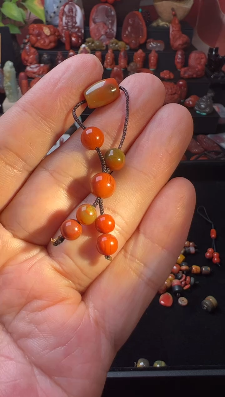 未镶嵌提溜南红玛瑙提溜