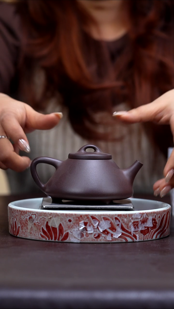 茶壶紫砂306 紫泥半手 石瓢