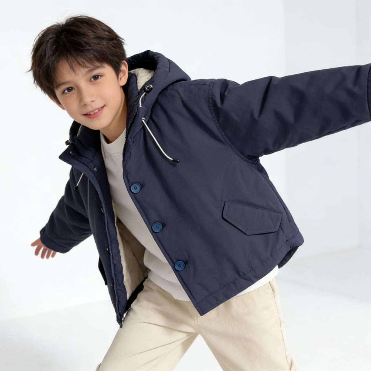 539高端专享老林家冬季棉服藏青（林）