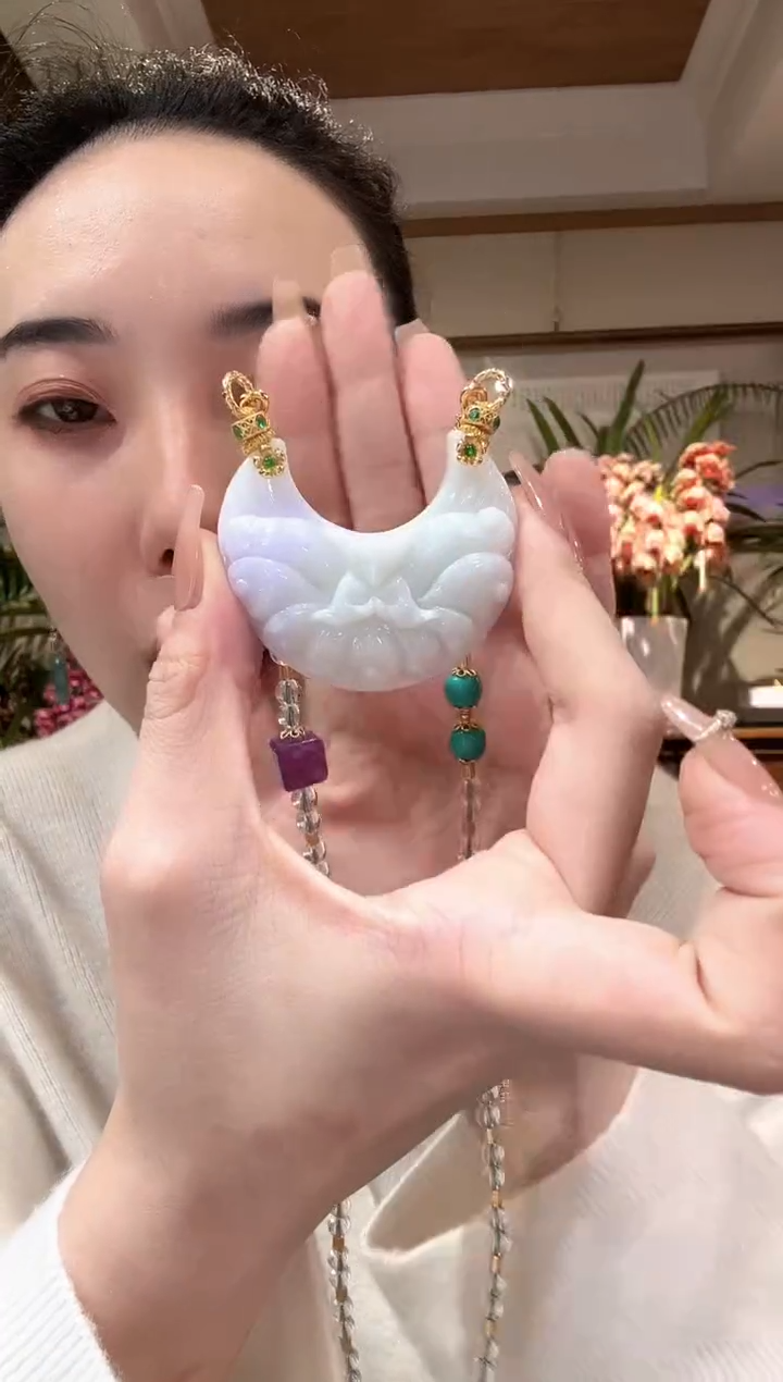 【闪购商品】翡翠颈饰未镶嵌国风