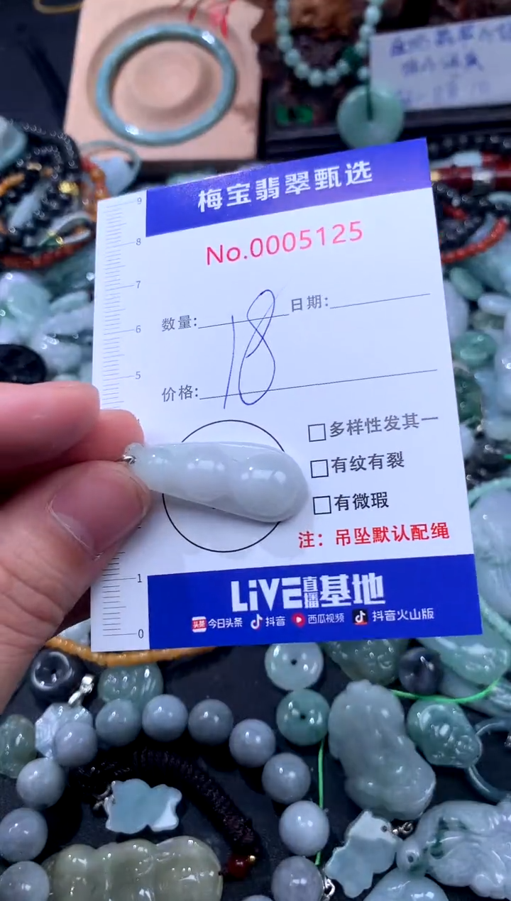 颈饰未镶嵌翡翠早18
