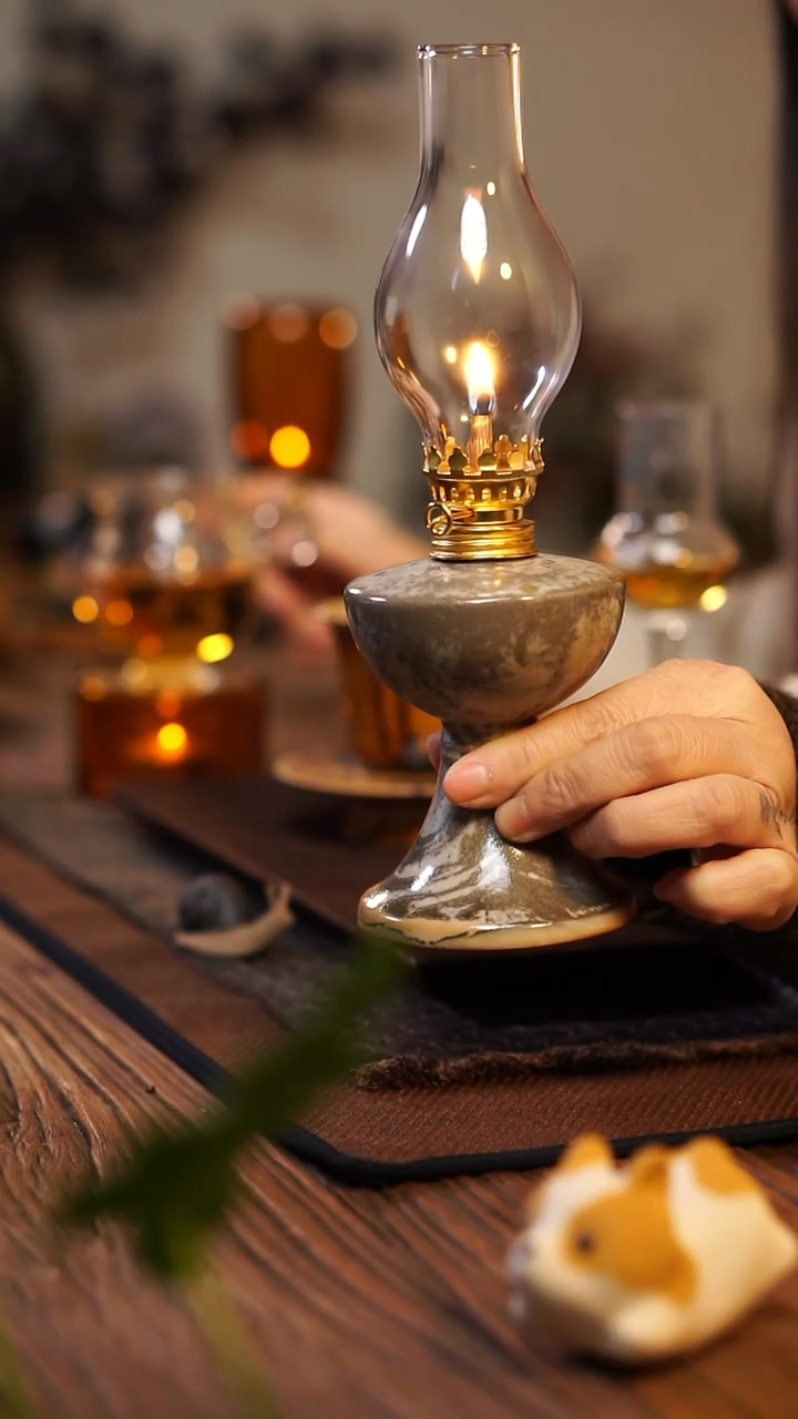 【闪购商品】小欢喜志野烧油灯