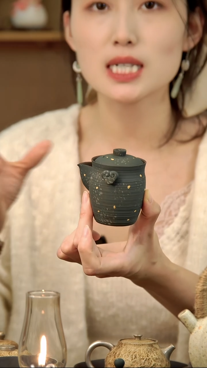 言野手作 初雪祥云宝瓶