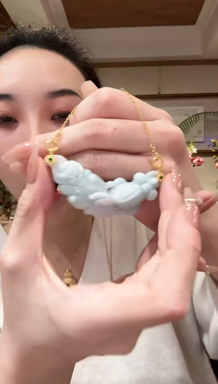 【闪购商品】翡翠颈饰未镶嵌国风