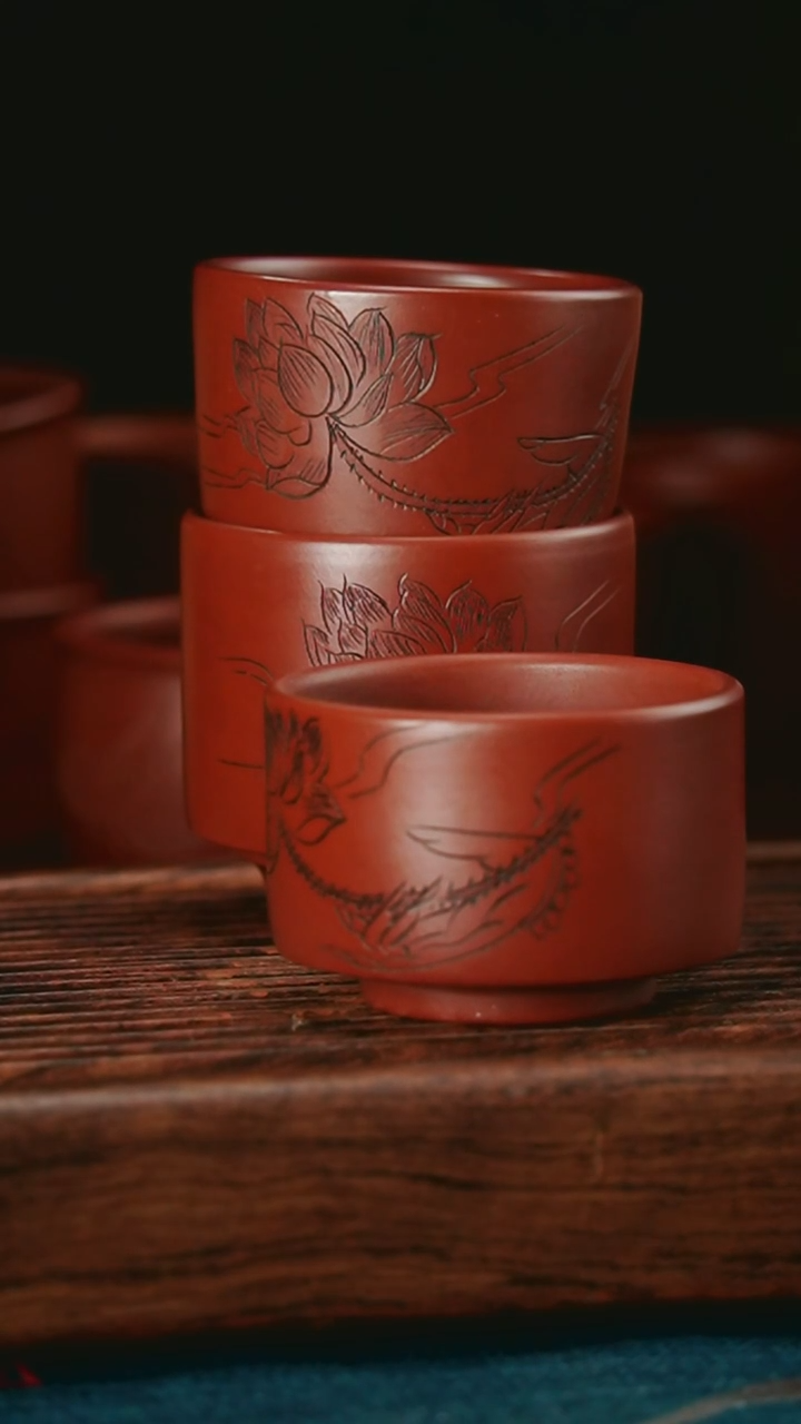 【闪购商品】紫砂茶杯FO手莲心紫砂主人杯