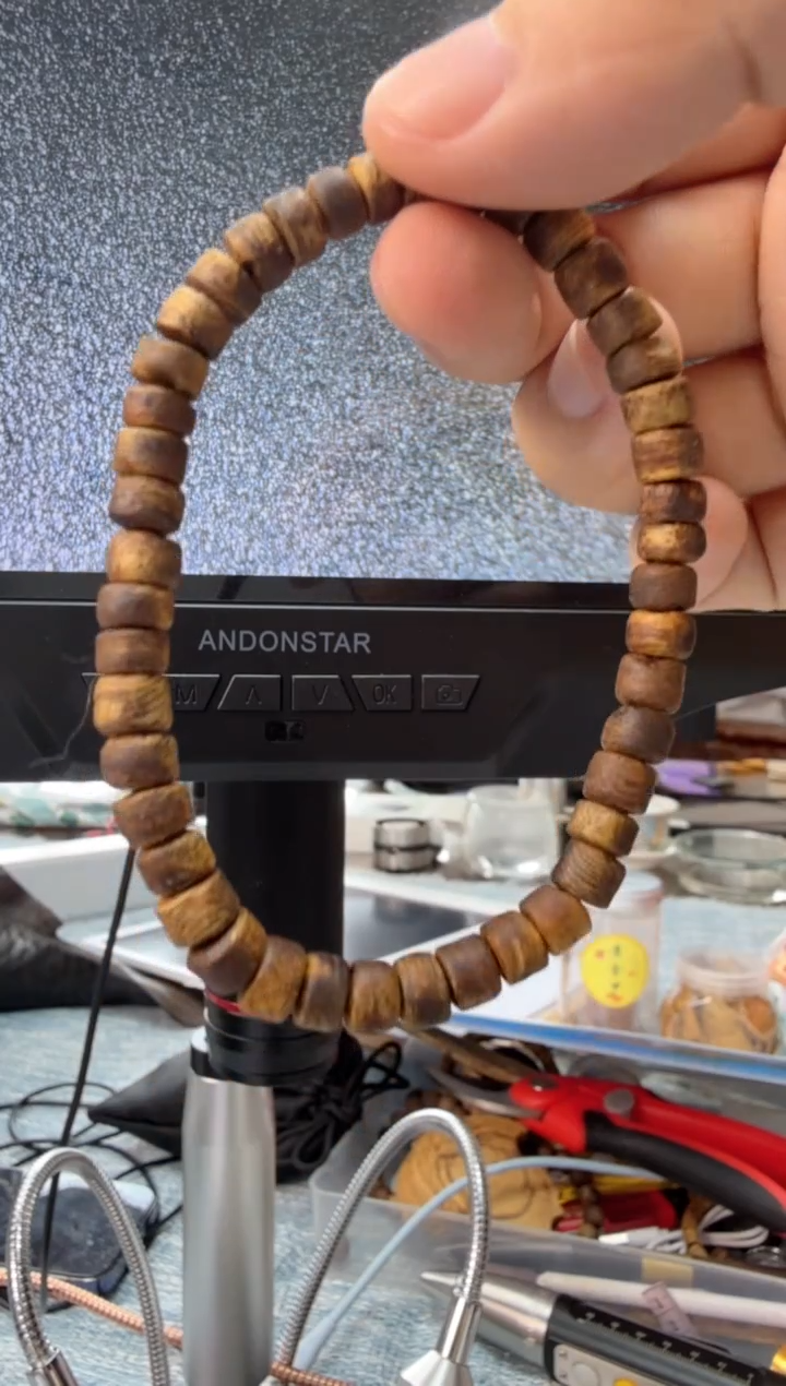 手串沉香JY14 海南霸王领沉香单圈多样性发其一