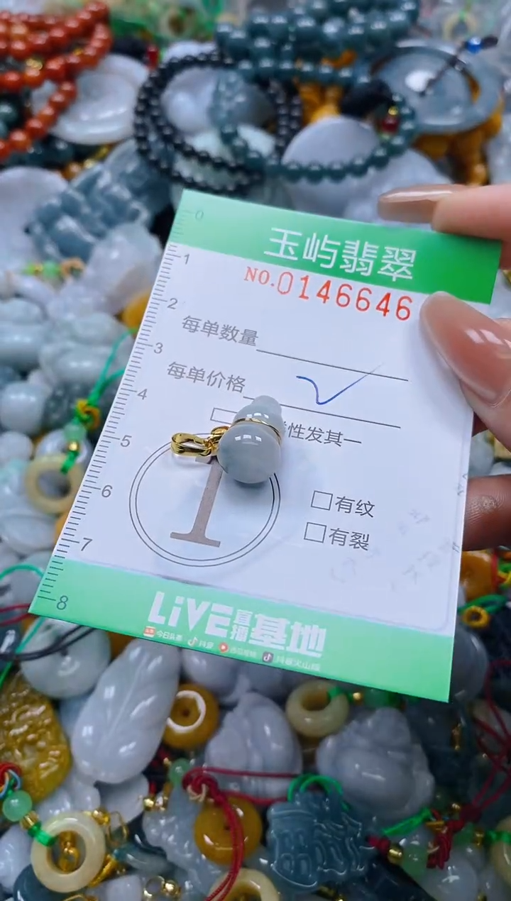 翡翠未镶嵌颈饰闪购0146646