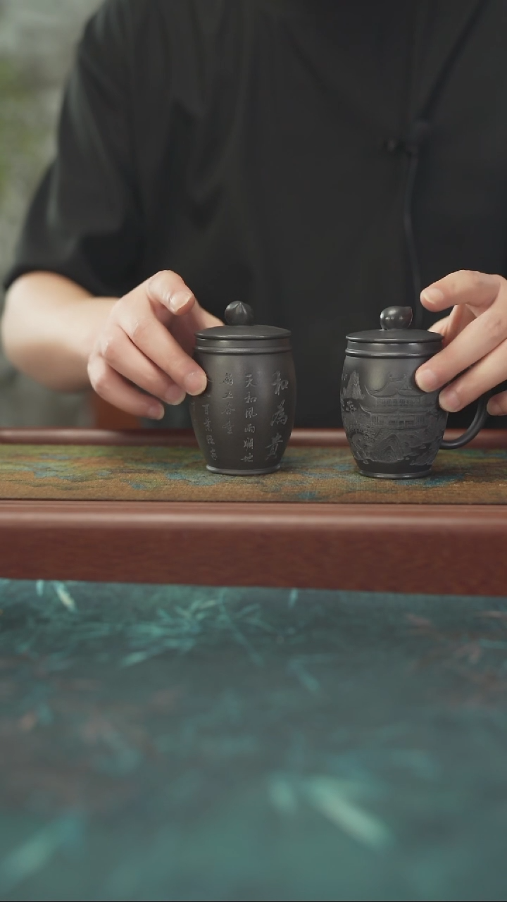 8.3 大光紫砂 玄铁石黄 套组