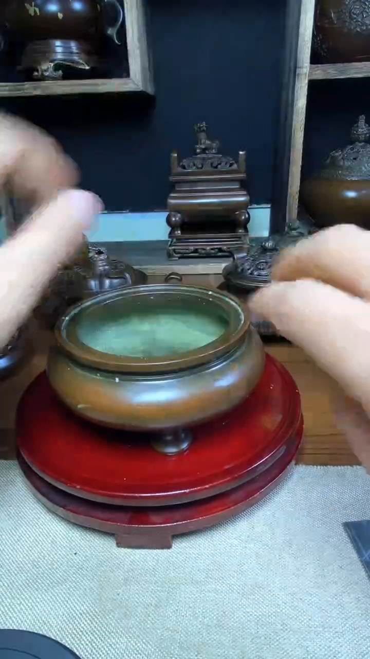 【闪购商品】苏工 普工精品铜 摆件熏香炉/摆件