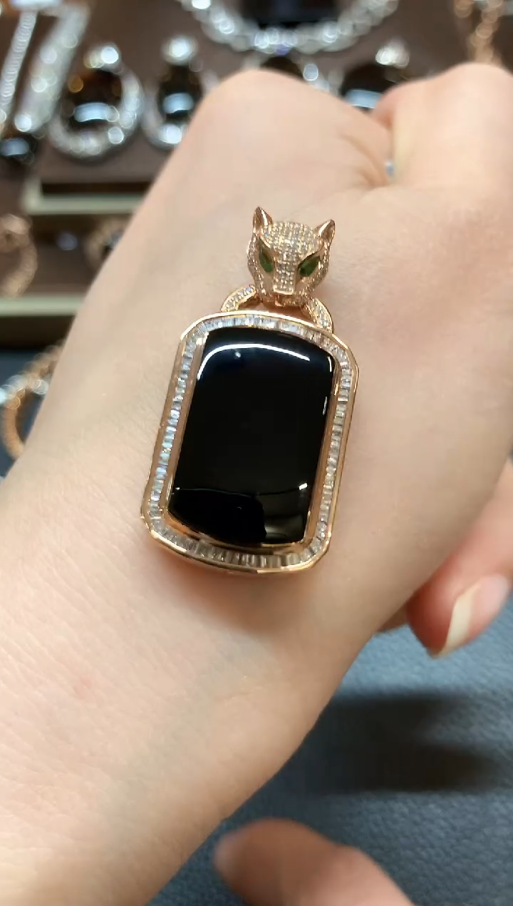 【闪购商品】翡翠吊坠(不含链)18K金镶嵌b45不退换