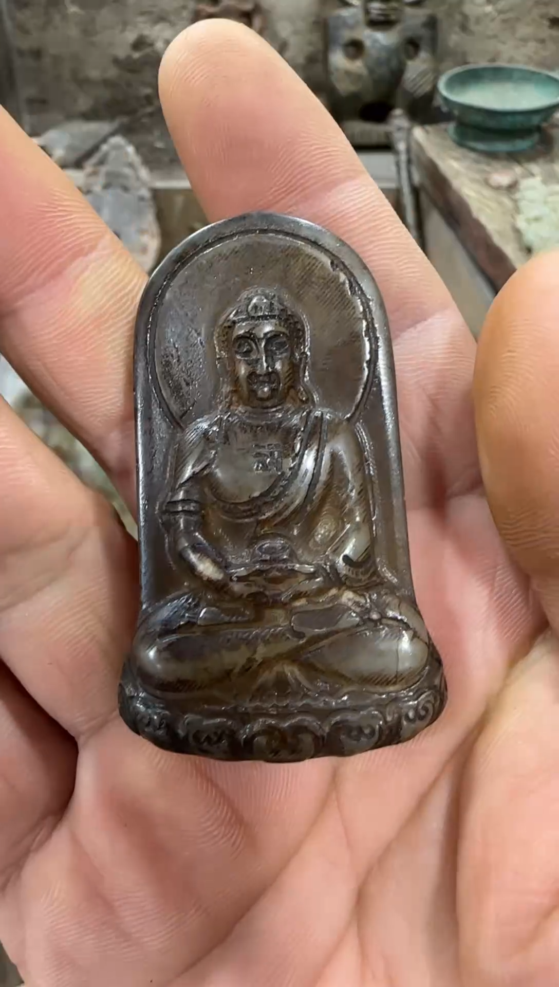 未镶嵌和田玉（糖玉）挂件1111