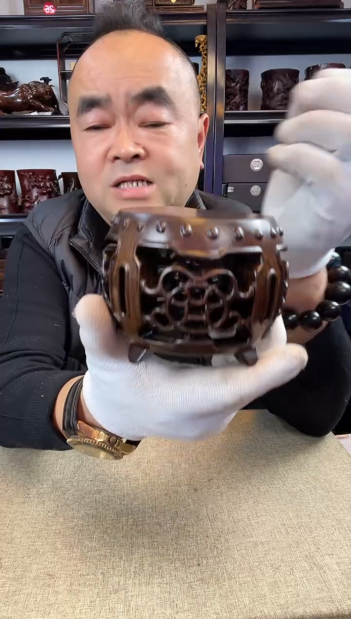 木老李红木工艺品新鼓