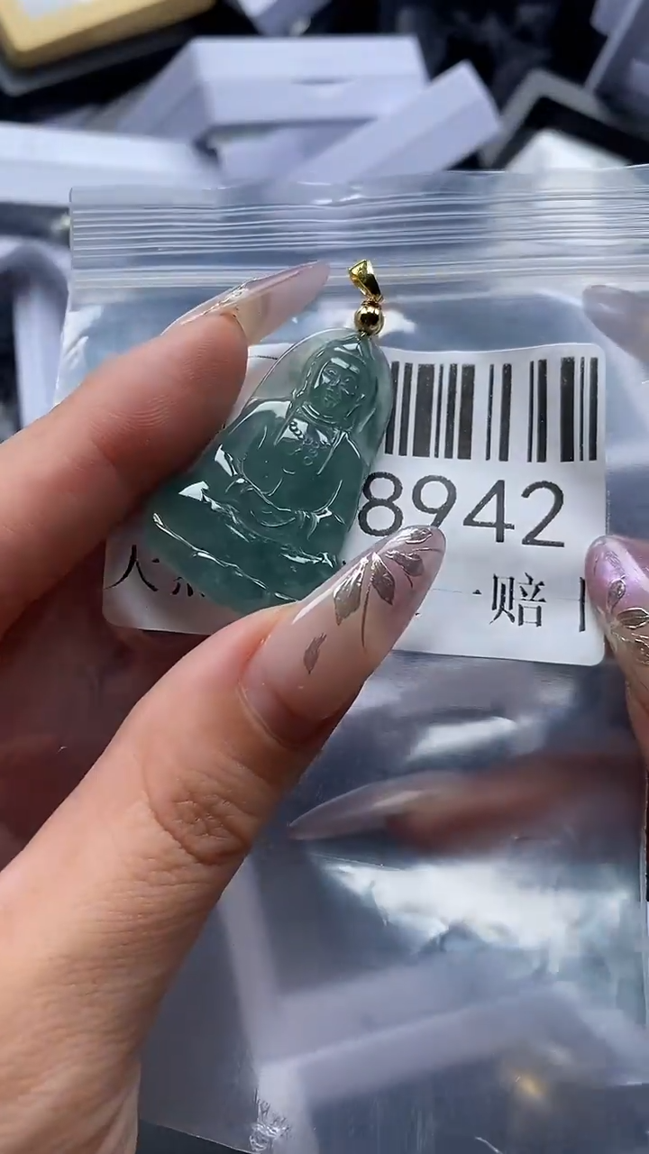 吊坠(不含链)未镶嵌翡翠8942