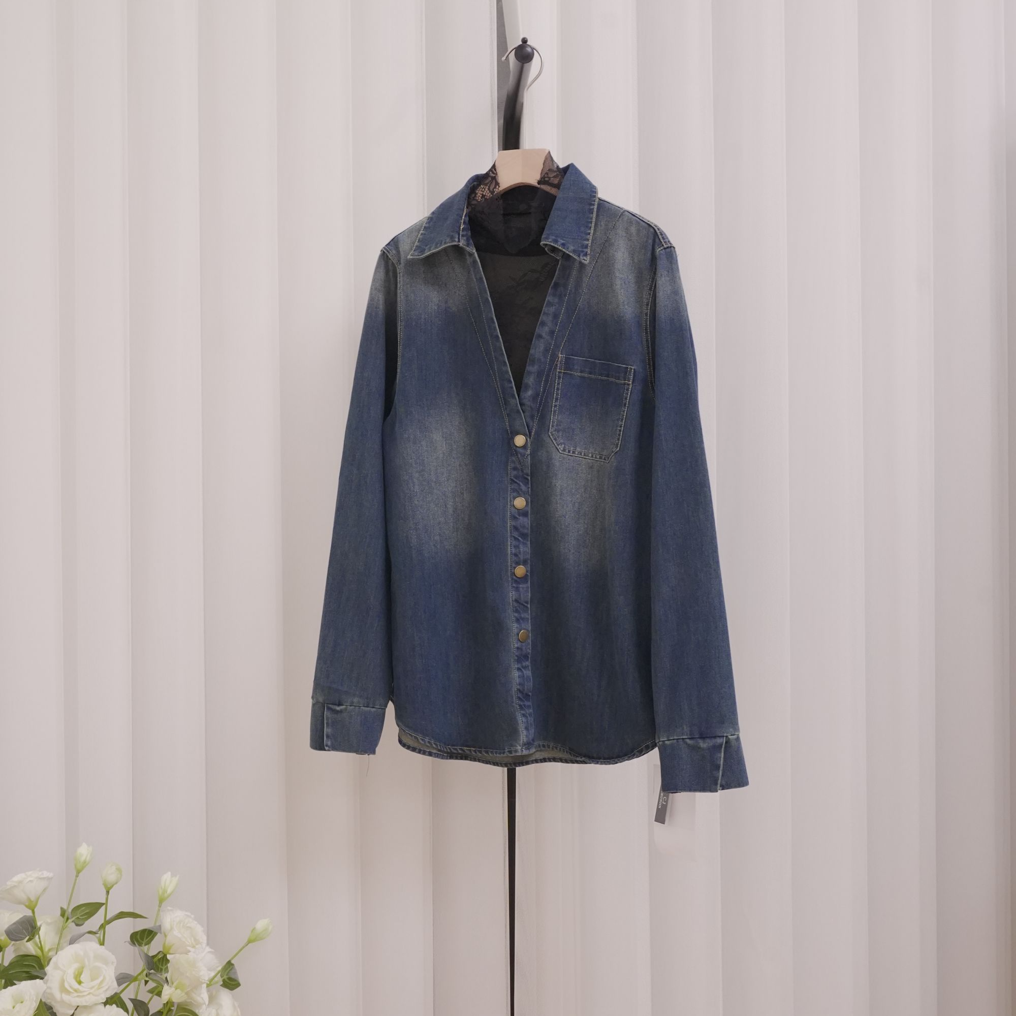 2026文哥工作室女春季高定时尚设计气质衬衫上衣MX-12252