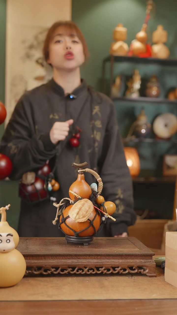 【闪购商品】250号精品天然大漆工艺防渗内胆酒葫芦~