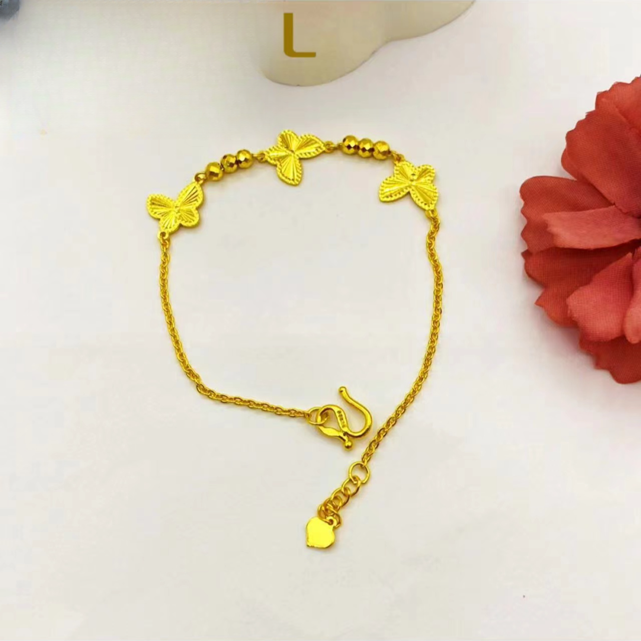 【女神节活动】黄金·足金蹦迪珠黄金手链