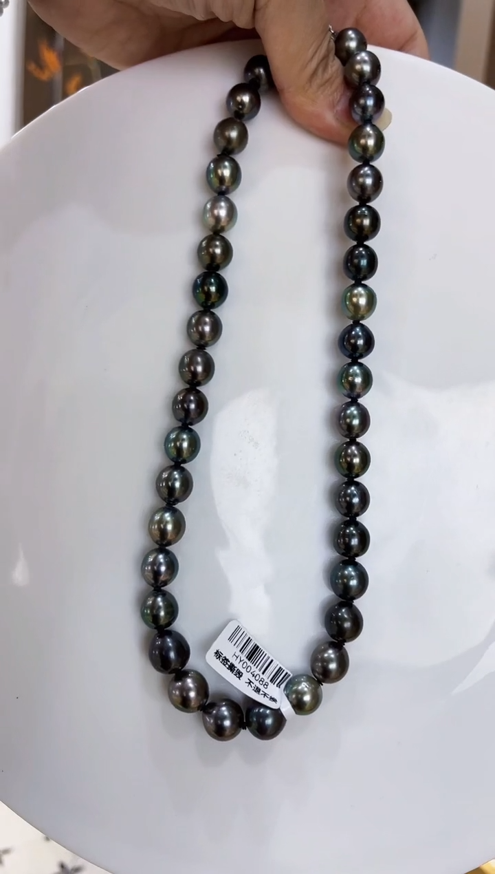 【闪购商品】海水珍珠颈饰银S925镶嵌大溪地  10-11.5mm