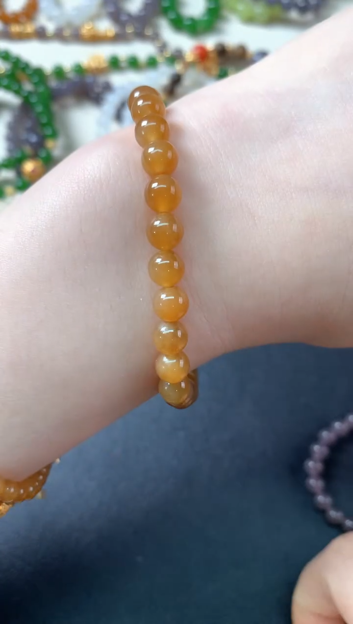 手串未镶嵌和田玉D442|680