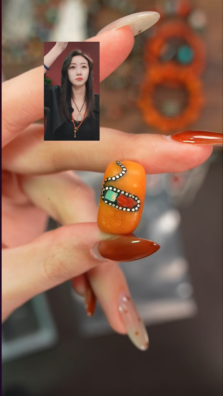 裸石琥珀未镶嵌虎*遇见文玩品质回血