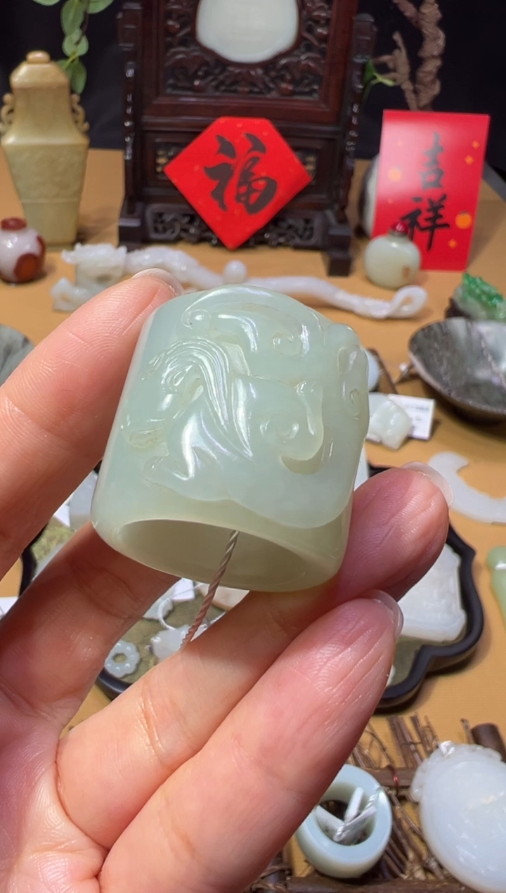 【闪购商品】和田玉XHM-616和田玉扳指