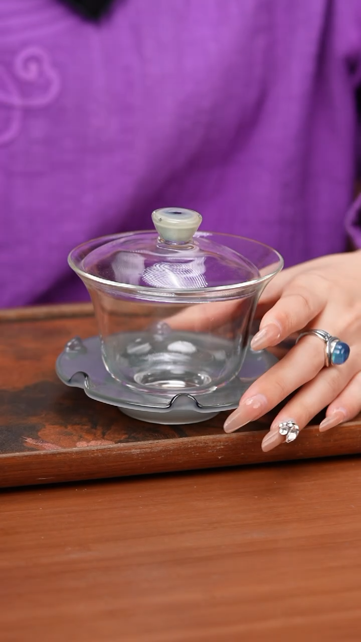 【闪购商品】禾器/禾玉盖碗/幻彩晚玉