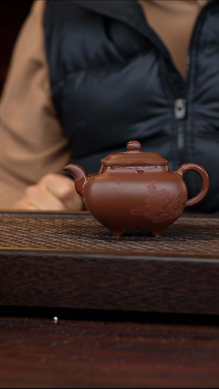 茶壶紫砂丹壶溢香紫砂壶微瑕270cc