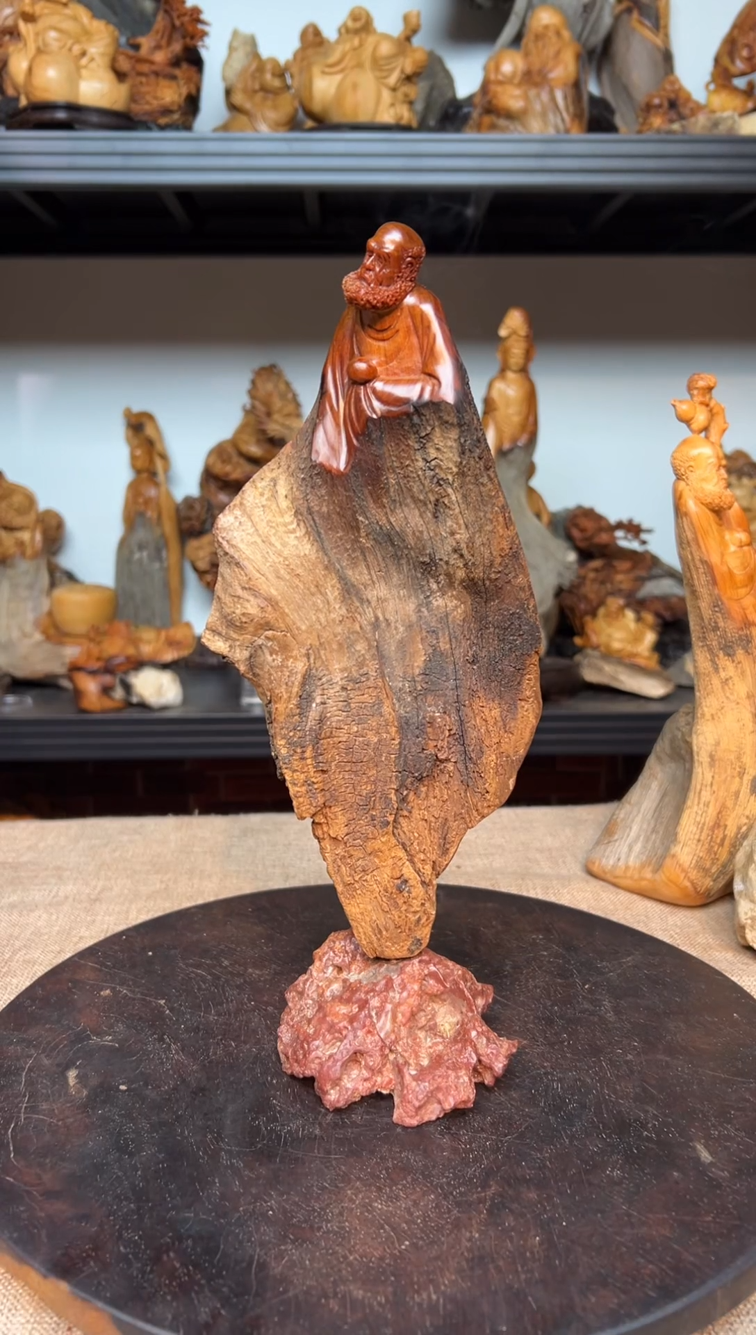 柏木（崖柏）崖柏雕刻件