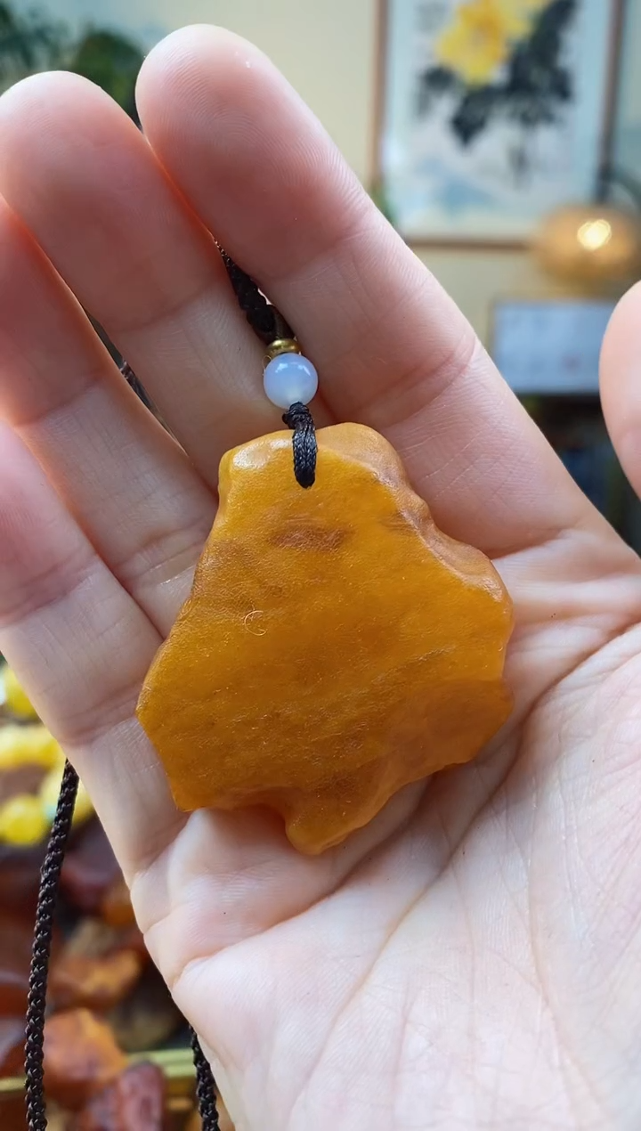 【闪购商品】琥珀颈饰未镶嵌吊坠